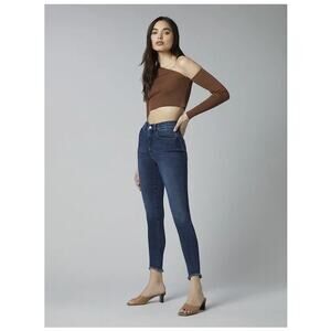 DL1961 Farrow Ankle Skinny High Rise Instasculpt Ankle Size 30 Johnston Blue